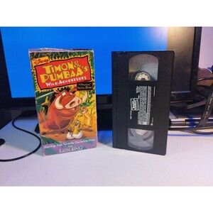 Timon and Pumbaa's Wild Adventures Hangin With Baby VHS 1996 Disney Lion King